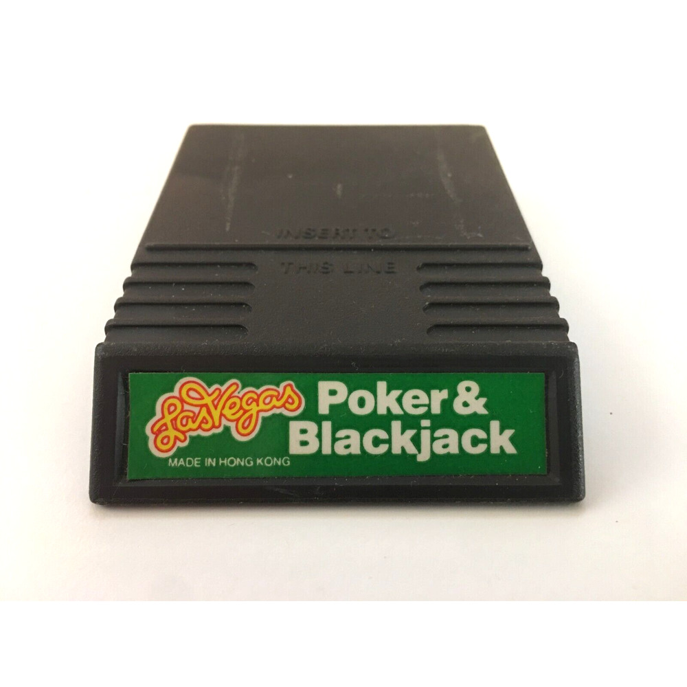 Las Vegas Poker & Blackjack (Intellivision, 1979) Authentic Vintage Cart [Loose]